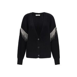 Max Mara Sportmax Women Pagine Virgin Wool Cardigan With Sparkling Details